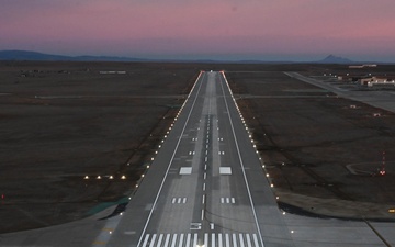 Runway construction is completed at Ellsworth Air Force Base