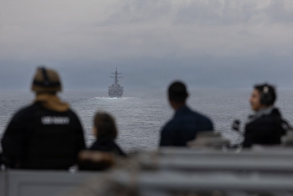 USS Theodore Roosevelt and USS Decatur