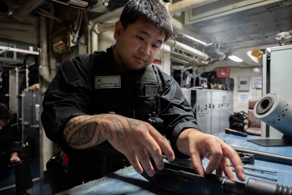 USS Theodore Roosevelt Maintenance
