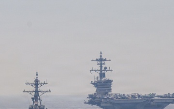 USS Theodore Roosevelt and USS Decatur