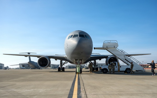 Travis AFB Welcomes the Air Force’s 99th and 100th KC-46A Pegasus Aircraft