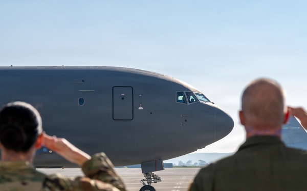 Travis AFB Welcomes the Air Force’s 99th and 100th KC-46A Pegasus Aircraft