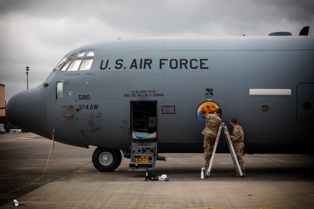 Yokota maintainers decal Operation Christmas Drop 2025