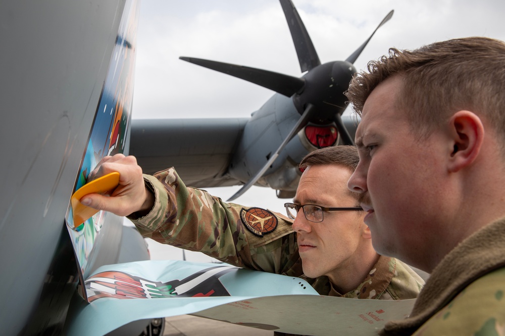 Yokota maintainers decal Operation Christmas Drop 2025