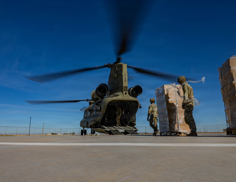 Concertina wire airlift