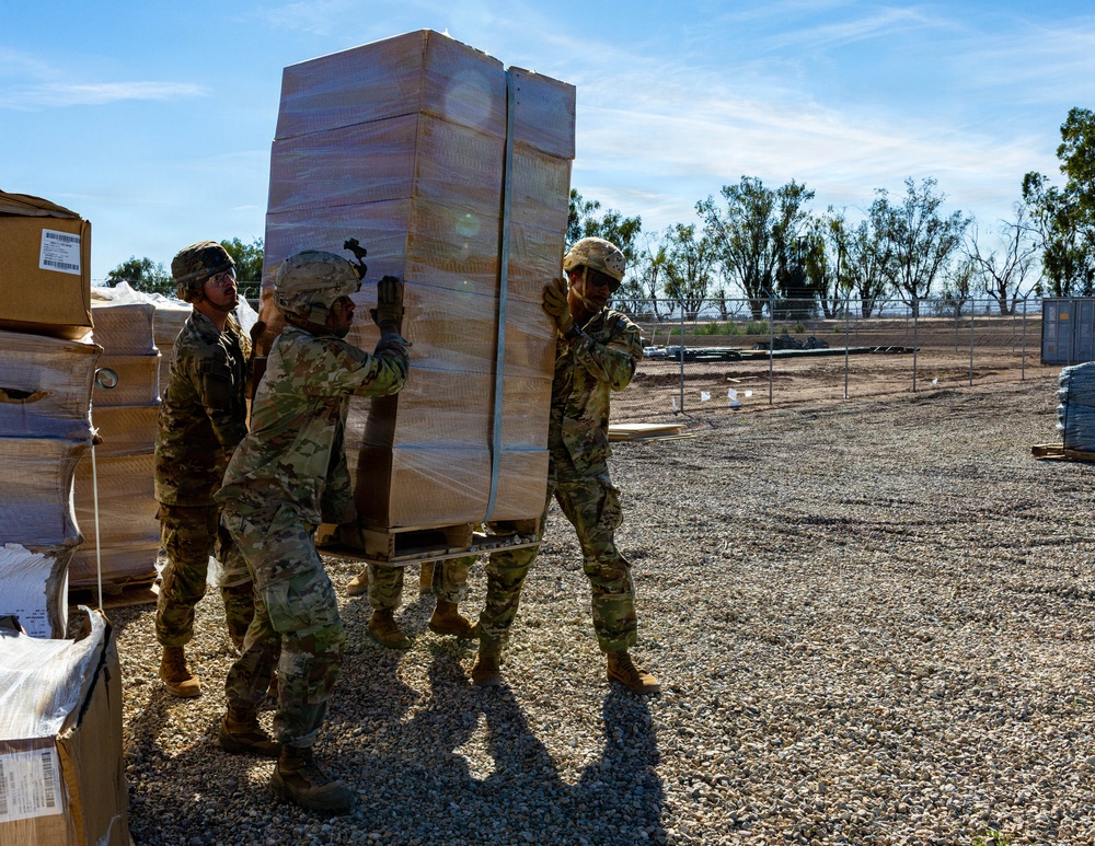 Concertina wire airlift