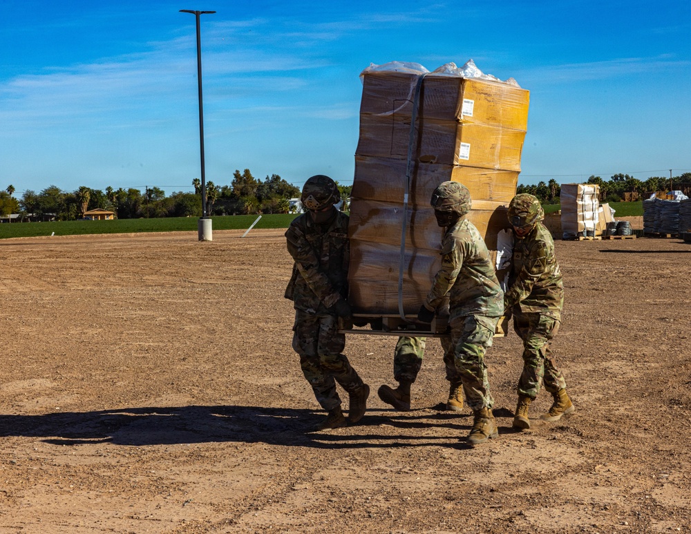 Concertina wire airlift