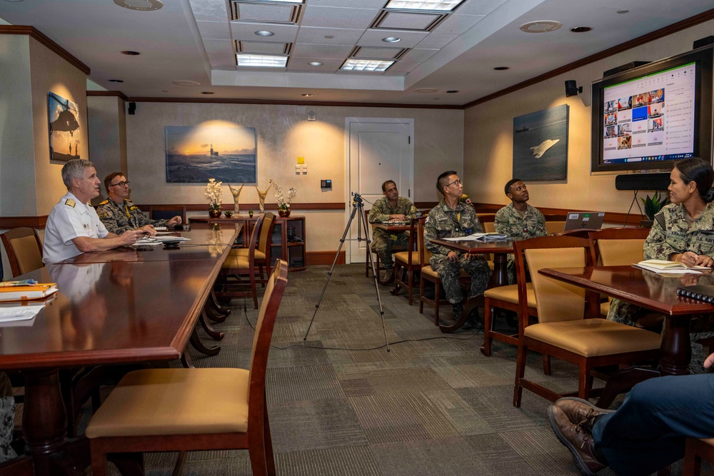 Adm. Steve Koehler, commander, U.S. Pacific Fleet, hosts virtual Key Leader Engagement