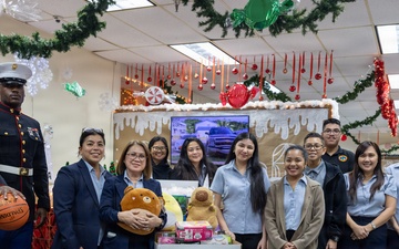 Marines with Camp Blaz collect toys for Toys For Tots 2025