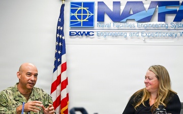 NAVFAC EXWC Hosts Top CNIC Official, Highlights Unique, Innovative Work to Support Warfighter