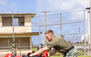 Camp Blaz Marines and Guam Police Officers conduct OC spray training