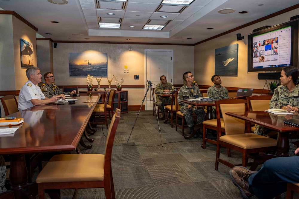 Adm. Steve Koehler, commander, U.S. Pacific Fleet, hosts virtual Key Leader Engagement