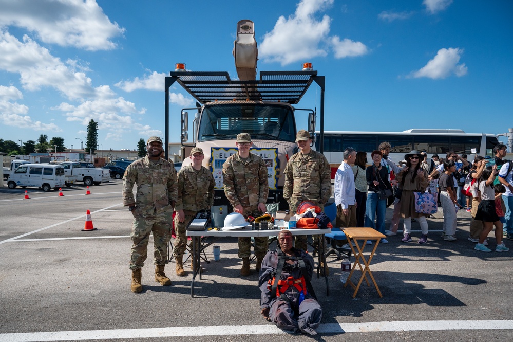 Building bonds: 18th CEG families get a behind-the-scenes look at Kadena