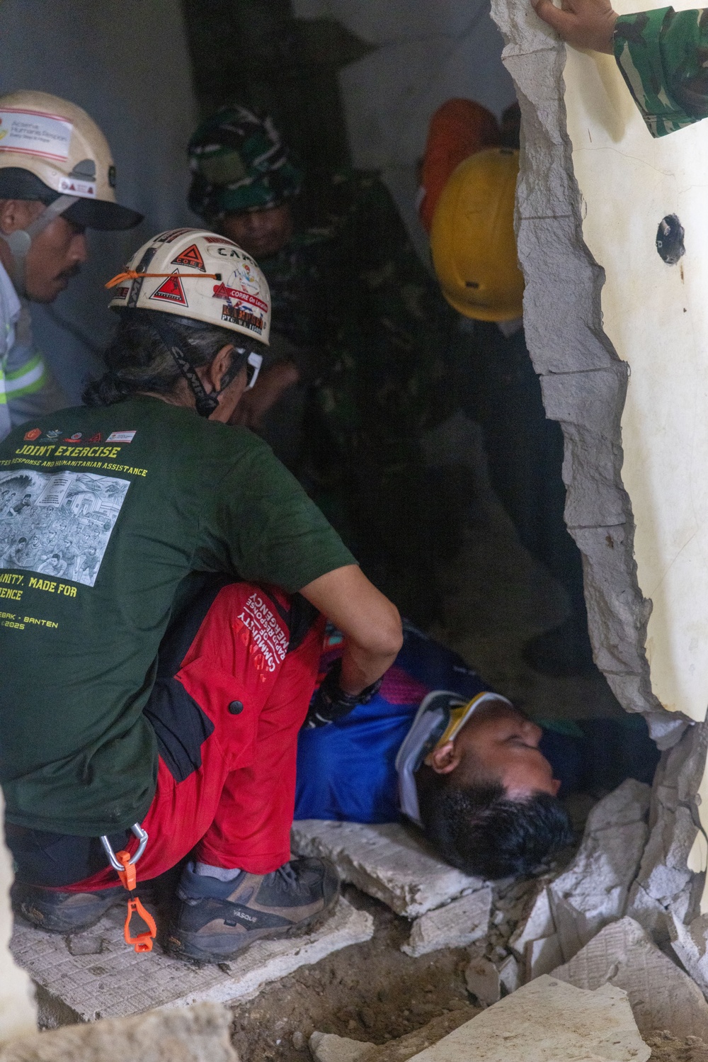 Bhakti Kanyini AUSINDO 25 Conducts Urban Search and Rescue Drill