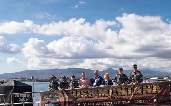 Australian Minister for Defense Personnel and Australian American Leadership Dialogue Members Visit USS Montana (SSN 794)