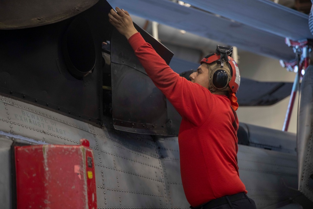 USS Abraham Lincoln conducts routine operations.