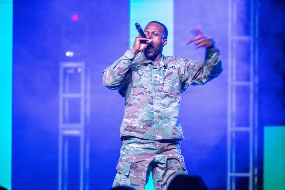 Army Rappers Perform at CIAA Fan Fest in Baltimore, MD