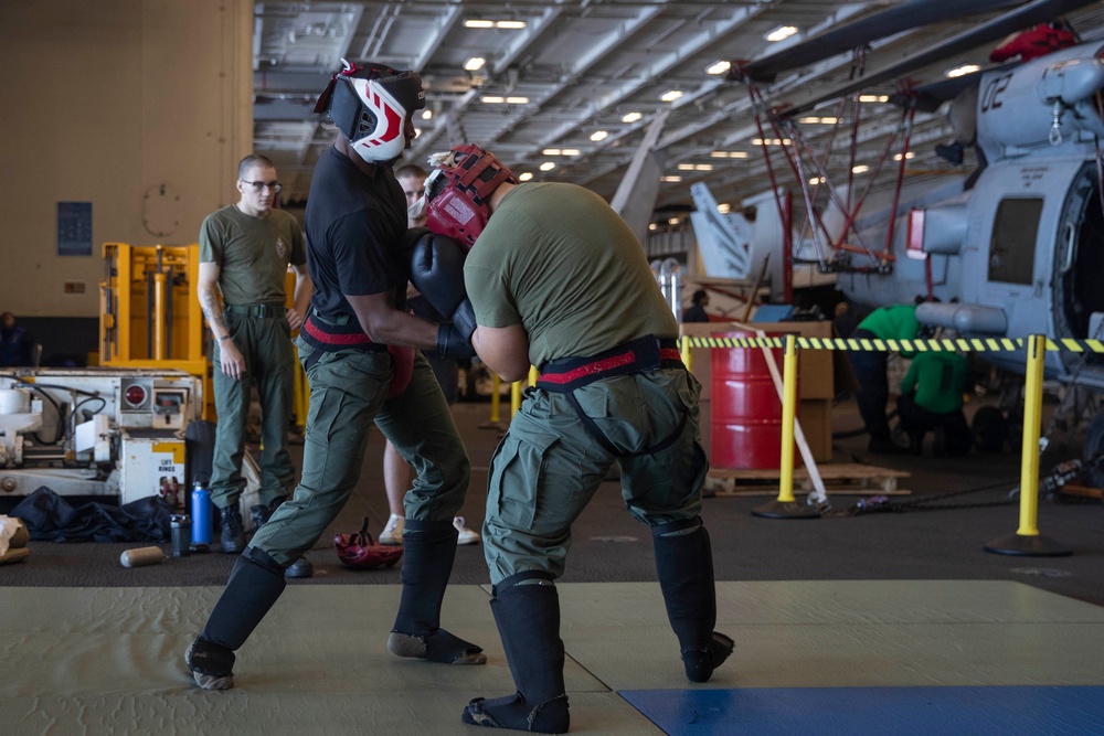 USS Abraham Lincoln conducts routine operations.