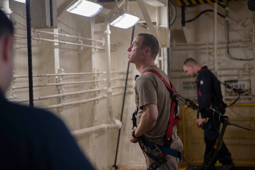 USS Abraham Lincoln conducts routine operations.