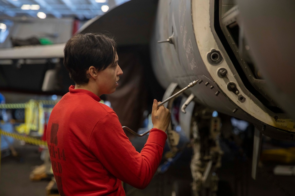 USS Abraham Lincoln conducts routine operations.