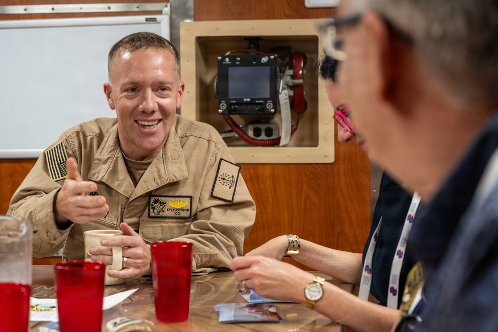 Australian American Leadership Dialogue Members Visits USS Indiana (SSN 789)