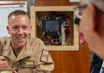 Australian American Leadership Dialogue Members Visits USS Indiana (SSN 789)