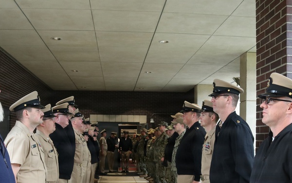 NIOC Pensacola Farewell to CMDCM Cox