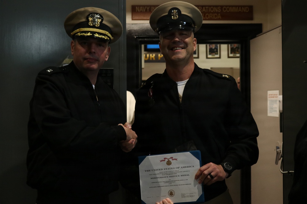NIOC Pensacola Farewell to CMDCM Cox