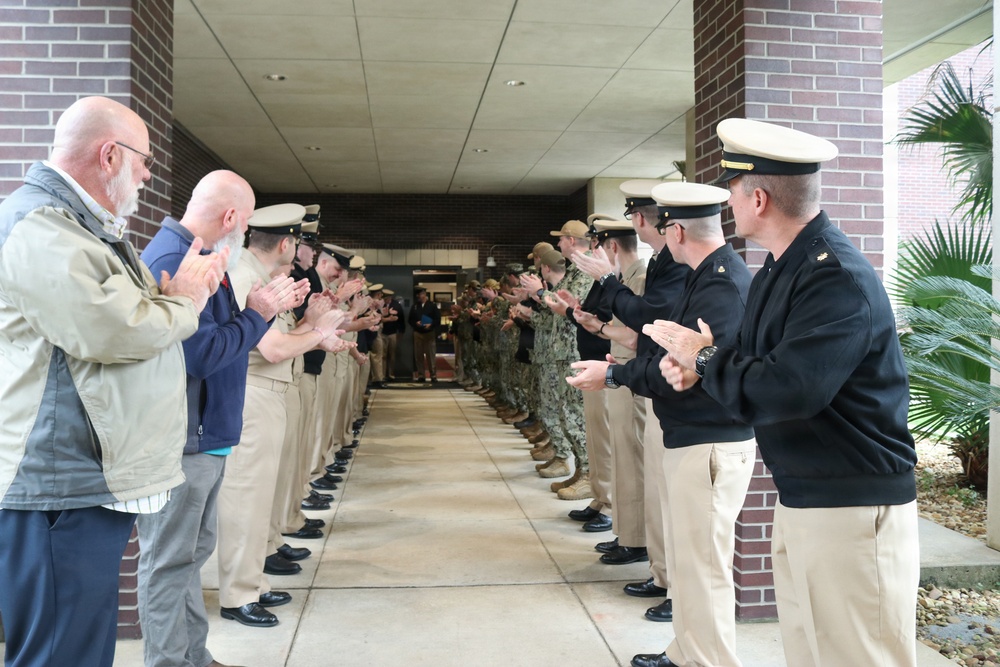 NIOC Pensacola Farewell to CMDCM Cox