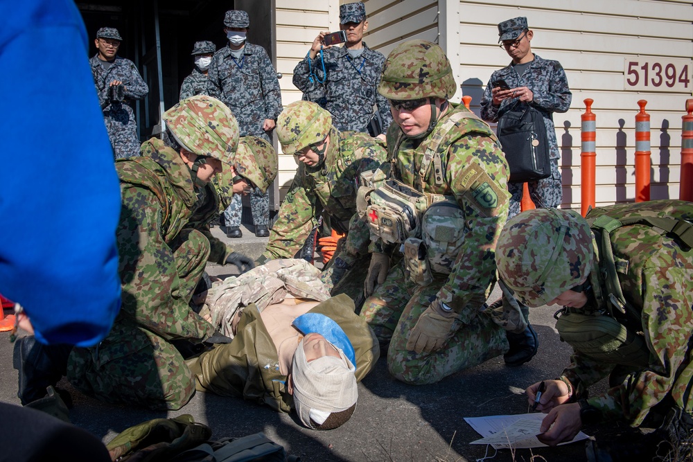 Japan and U.S. Forces compete in TCCC Rodeo