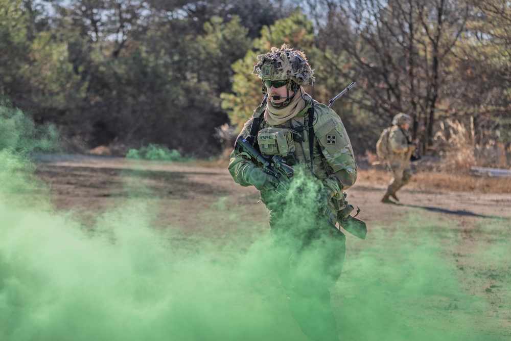 Infantry, ROKA Mechanized, and Engineer Forces Unite for Live Fire Exercise.