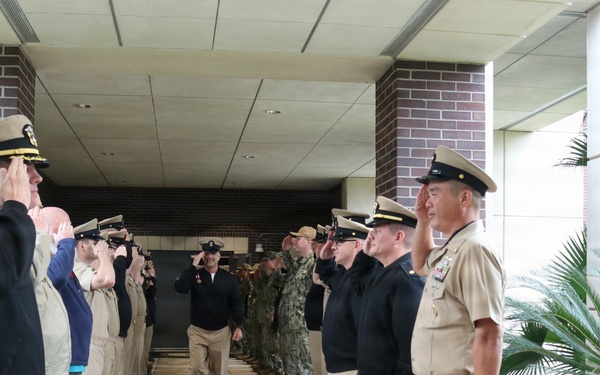 NIOC Pensacola Farewell to CMDCM Cox