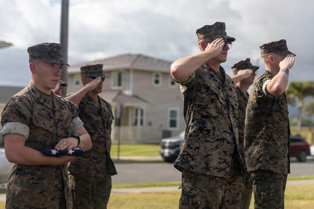 3rd MLR CWO2 Donald Mendiola Retires After 21 Years of Service