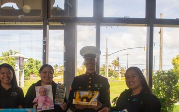 Marines with Camp Blaz collect toys for Toys for Tots 2025