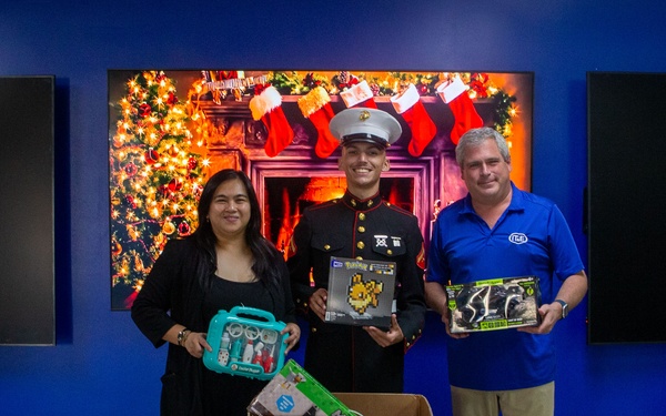 Marines with Camp Blaz collect toys for Toys for Tots 2025