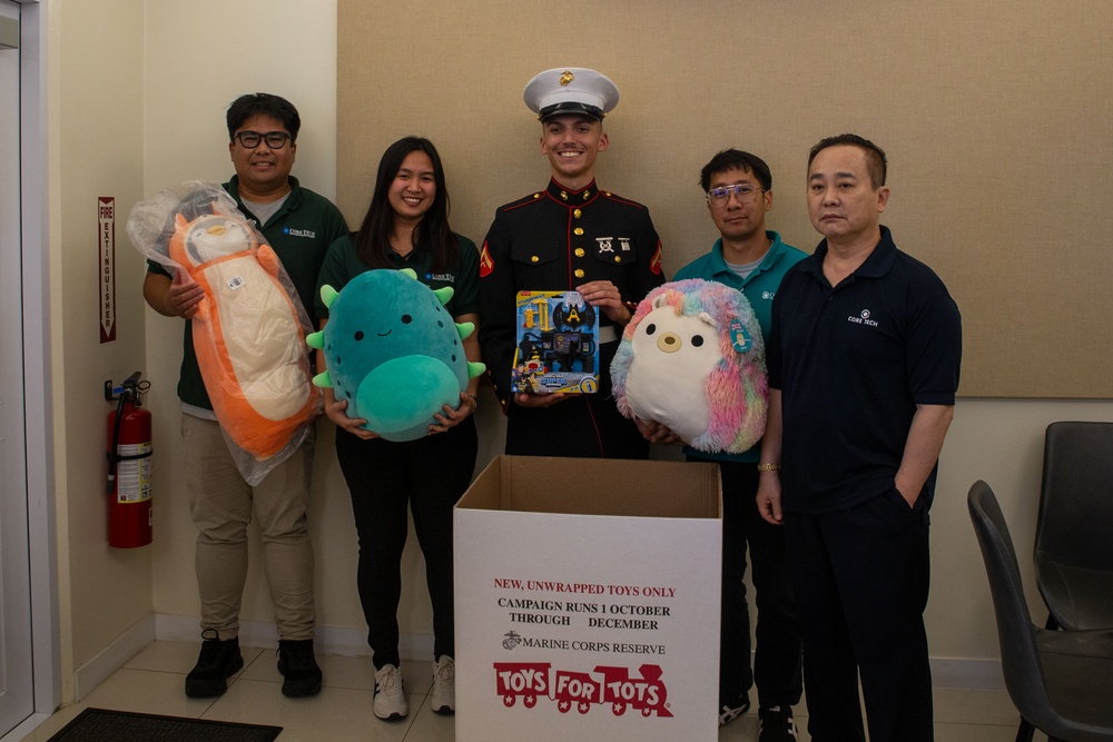 Marines with Camp Blaz collect toys for Toys for Tots 2025