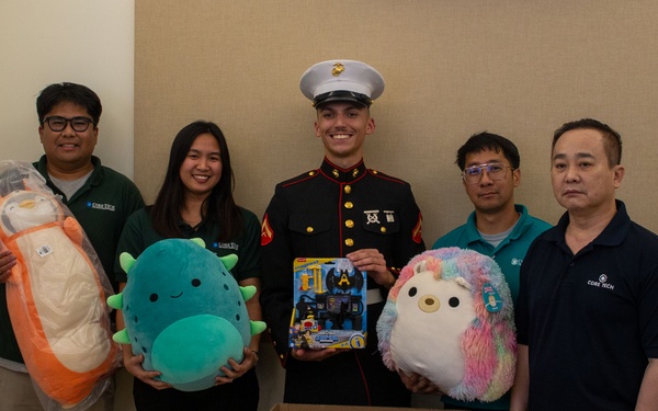 Marines with Camp Blaz collect toys for Toys for Tots 2025