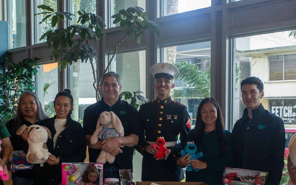 Marines with Camp Blaz collect toys for Toys for Tots 2025