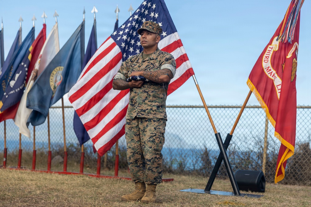3rd MLR CWO2 Donald Mendiola Retires After 21 Years of Service