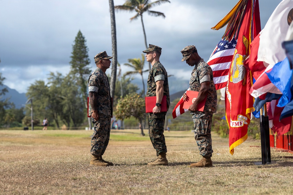 3rd MLR CWO2 Donald Mendiola Retires After 21 Years of Service