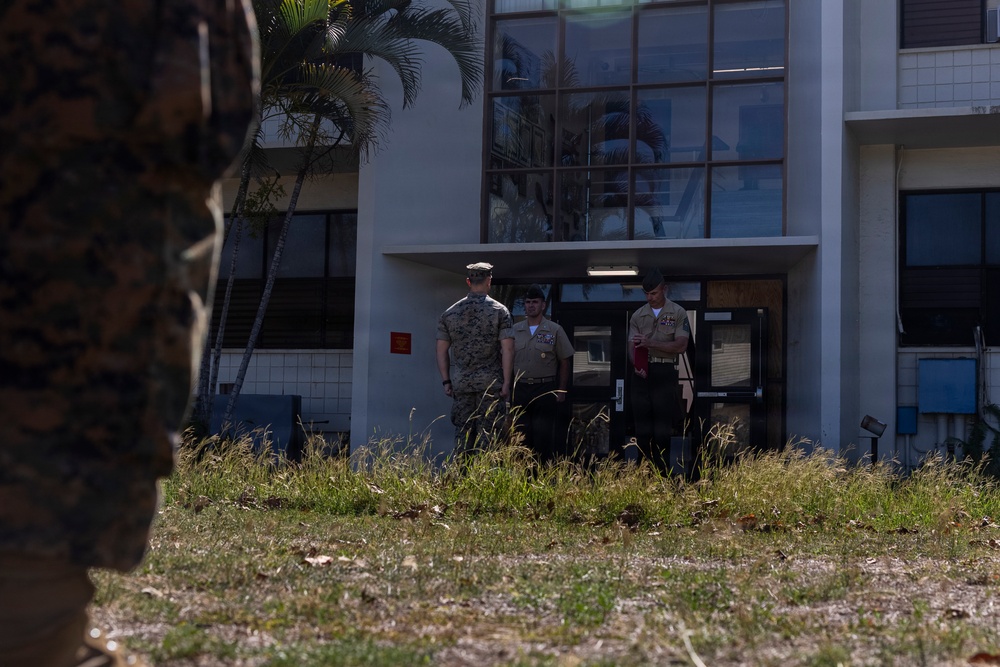 3rd MLR commemorates Maj. Pacheco for saving a Marine’s life.