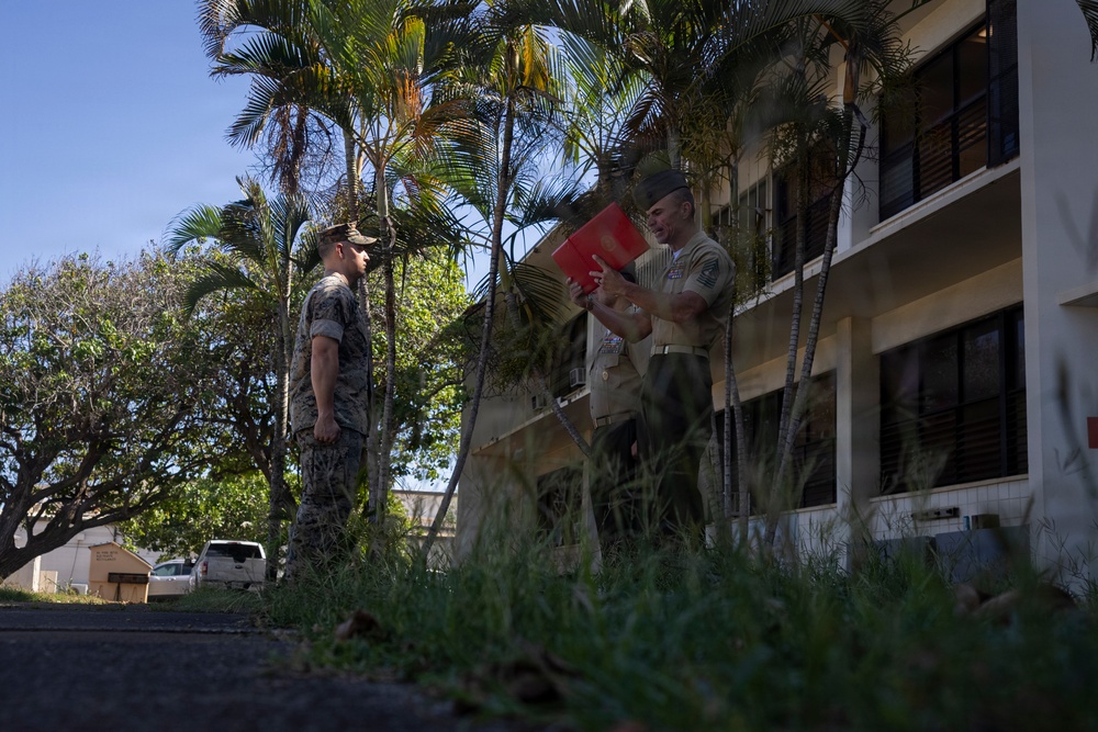 3rd MLR commemorates Maj. Pacheco for saving a Marine’s life.