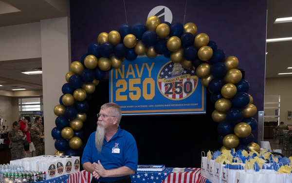 Kadena Base Exchange hosts Navy birthday cake cutting