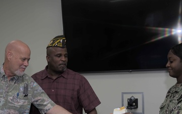Veterans of Foreign Wars Celebrates Navy's 250th Birthday at Fleet Activities Okinawa