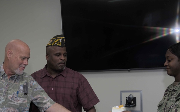 Veterans of Foreign Wars Celebrates Navy's 250th Birthday at Fleet Activities Okinawa