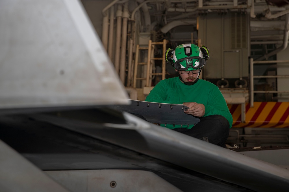 USS Abraham Lincoln conducts routine operations.