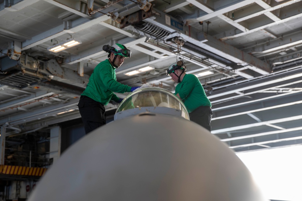 USS Abraham Lincoln conducts routine operations.