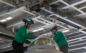 USS Abraham Lincoln conducts routine operations.