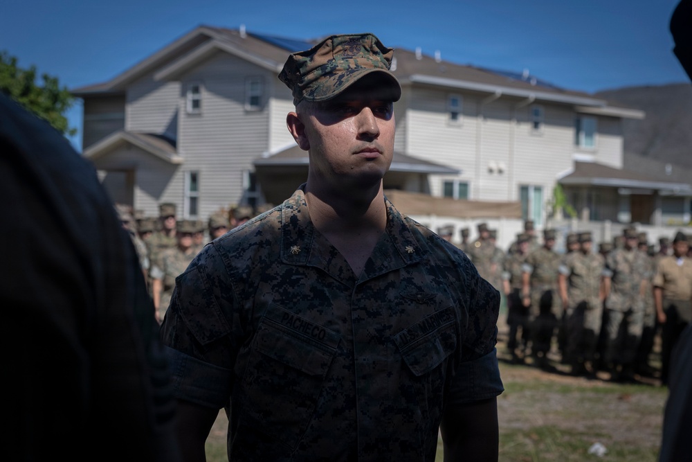 3rd MLR commemorates Maj. Pacheco for saving a Marine’s life.