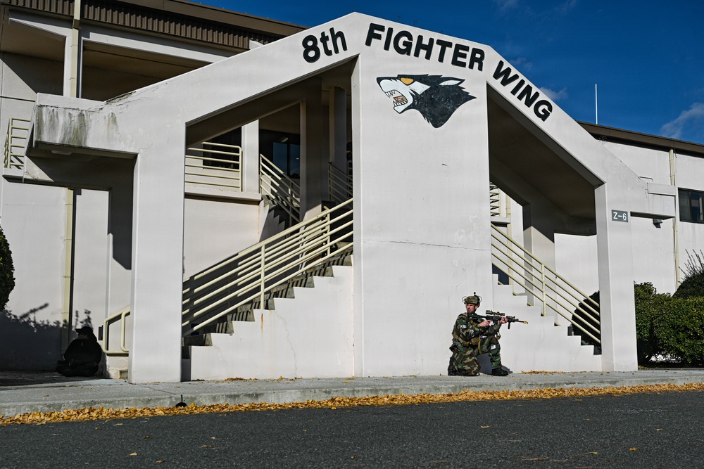 8th Security Forces Squadron practices defensive measures during Beverly Sentinel 26-1